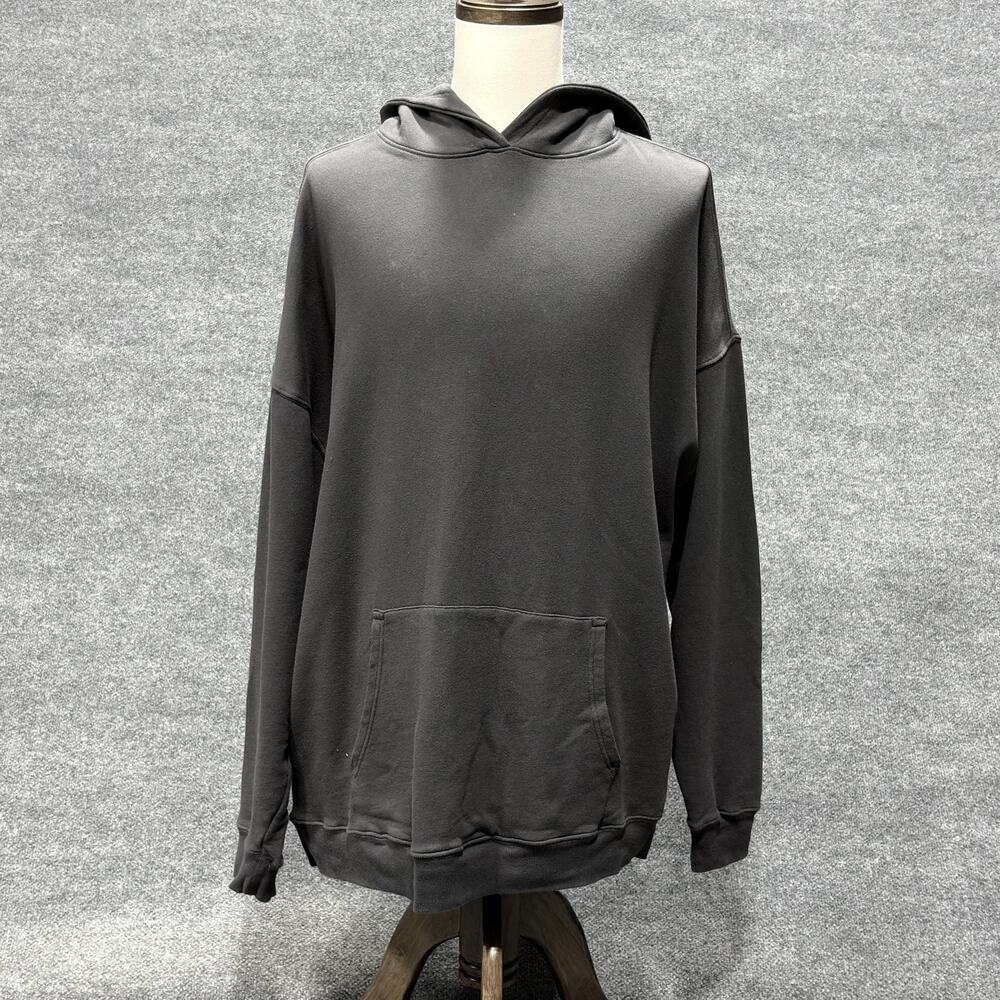 No Boundaries Hoodie Sweatshirt Mens XL Gray Cotton Pullover Solid Basic